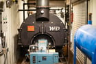80 HP Williams & Davis, mobile boiler room, 2-pass, dry back design steam boiler, enclosure - Image 2