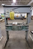 75 Ton, Dake #5-075, elec-draulic H-frame press, 10" ram travel, 24" horizontal workhead travel - Image 2