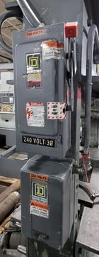 75 Ton, Dake #5-075, elec-draulic H-frame press, 10" ram travel, 24" horizontal workhead travel - Image 7