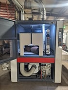 42" Timesavers #32-Series-1100-WRB, wide belt sanding and deburring machine, wet dust collector, 300 hours - Image 2
