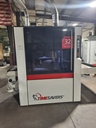42" Timesavers #32-Series-1100-WRB, wide belt sanding and deburring machine, wet dust collector, 300 hours - Image 4