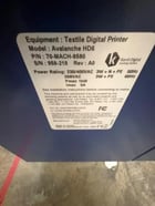 Kornit #Avalanche-HD6, Textile Digital Printer, 230/400 VAC - Image 8