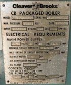 100 HP Cleaver-Brooks #CBW-700-100-150-ST, Steam Boiler Natural Gas, 150 PSI, 500 sq.ft., 4200K BTUH, 48" dia - Image 2