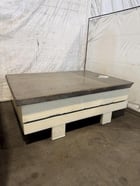 72" x 96" x 16" Granite Surface Combustion Plate w/ stand - Image 4