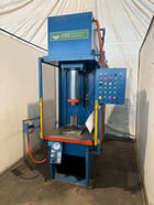 50 Ton, PH #OGF-50, hydraulic C-frame press, 15" stroke, 34" daylight, 8" cylinder bore, 30" x27" bed, Allen - Image 3