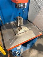 50 Ton, PH #OGF-50, hydraulic C-frame press, 15" stroke, 34" daylight, 8" cylinder bore, 30" x27" bed, Allen - Image 6