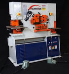 5" x 5" x 1/2" Sunrise #IW-66S, ironworker, 66 ton, 7.5 HP, 12" throat, new - Image 1