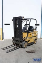 5000 lb. Caterpillar #T50D, forklift, LP, 3 stage mast, hard tire, #64297 - Image 1