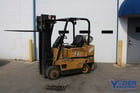 5000 lb. Caterpillar #T50D, forklift, LP, 3 stage mast, hard tire, #64297 - Image 3