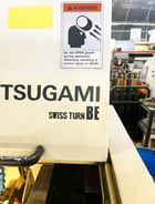 Tsugami #BE18, CNC Swiss type turning center, Fanuc Series 32i, Edge barfeeder, .709" bar capacity, 2006 - Image 4
