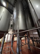 16,600 gallon Mueller, Stainless Steel Jacketed Vertical Tank, 121" diameter x 444" height, 15 psi @ 100&deg;F - Image 2