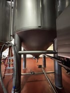 16,600 gallon Mueller, Stainless Steel Jacketed Vertical Tank, 121" diameter x 444" height, 15 psi @ 100&deg;F - Image 4