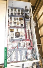Eemco Press, 84" x 44" 3-zone electric platens, 16 stroke, 21" DL, Allen Bradley PLC and HMI, 2008 - Image 9