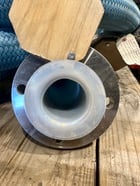 3" x 15' PTFE lined hose, Crane #Resist-O-Flex, 4 bolt flange, unused - Image 3