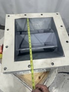 15" x 15" HE MAC Colt-On counter clock wise carbon steel valve, rebuilt, not used since - Image 9