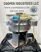 24" Sweco, single deck screener sifter, Stainless, .33 HP electric motion generator, complete with cover - Image 2
