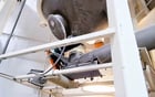 9" diameter x 7' long, metalfab stainless steel screw conveyor, 1 HP, quick opening inspection door - Image 5