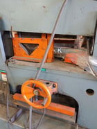 6" x 6" x 1/2" Scotchman #9012, ironworker, 90 ton, 12" throat, 5 HP, foot pedal controls, 1989 - Image 2