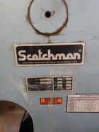 6" x 6" x 1/2" Scotchman #9012, ironworker, 90 ton, 12" throat, 5 HP, foot pedal controls, 1989 - Image 4