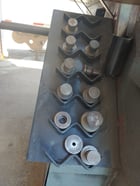 6" x 6" x 1/2" Scotchman #9012, ironworker, 90 ton, 12" throat, 5 HP, foot pedal controls, 1989 - Image 5