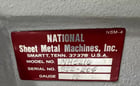 16 gauge x 4.4' National #NH5215, hydraulic power squaring shear, manual back gauge, 25 SPM, 3 HP - Image 4