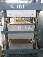 30 Ton, Wabash #30-1212-4STMBX, 4-Post Hydraulic Lab Press, 12" x 12" steam heated/water cooled platens - Image 1