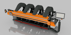 126" Stefa #VH315, Slit-Bend Folder w/Built-In Shear, (4) Arms, 3 mm Cut capacity, 3 kW - Image 1