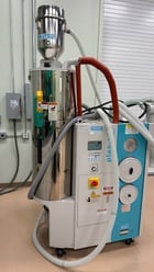 Matsui #MJ3-75U, Dryer w/hopper & loader on cart, 47 cfm, 70 psi - Image 1