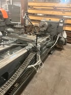 27.5" x 118" Ryazan #1M63N, engine lathe, 3-jaw 12" chuck, rapid traverse, power compound, 1991 - Image 4