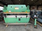 130 Ton, Accurpress #713010, hydraulic press brake, 10' overall, 100" between housing, 8" stroke, 10" throat - Image 1