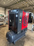25 HP Chicago Pneumatic #QRS-25, rotary /sliding vane air compressor, 132 psig, 2020 - Image 3