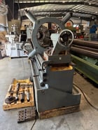 34.2" x 80" Geminis #GE870, Engine Lathe, 12.75" Bore, (2) 32" 4-jaw chucks, 25" Steady rest, 20 HP, 1988 - Image 4