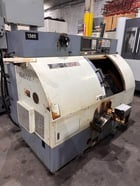 Leadwell #T5, CNC gang slide lathe, Fanuc 0i Mate TD controls, 12.9" swing, 1.6" bar, 6" chuck, 2005 - Image 2