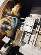 Leadwell #T5, CNC gang slide lathe, Fanuc 0i Mate TD controls, 12.9" swing, 1.6" bar, 6" chuck, 2005 - Image 3