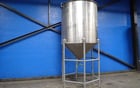 1667 gallon Stainless Steel Tank, w/Lid & (6) Support Legs - Image 1