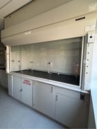 Fisher Hamilton " Concept", Fume Hood, Polymer Lining, Epoxy Work Bench, 8' width, A Condition - Image 4
