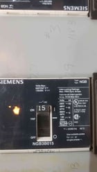 Siemens SB3, Switchboard, 45 KVA Transformer, P1 Panelboard, NGB Breakers, 480 Volts, 3 Phase, 2010 - Image 6