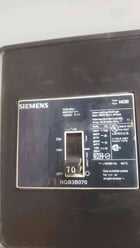 Siemens SB3, Switchboard, 45 KVA Transformer, P1 Panelboard, NGB Breakers, 480 Volts, 3 Phase, 2010 - Image 7