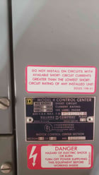 Square D, #4, Motor Control Center, MCC, 3 Section, 300/600 Amp., 600 VAC - Image 4