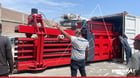 43" x 30" Enerpat #HBA-80-11075, Auto-Tie Horizontal Cardboard, Corrugated Baler, 50 HP, new - Image 7