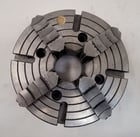 10" Bison #4965, 4-jaw chuck, w/ key - Image 3