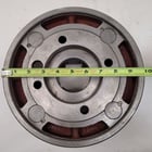 10" Bison #4965, 4-jaw chuck, w/ key - Image 9