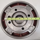 10" Bison #4965, 4-jaw chuck, w/ key - Image 10