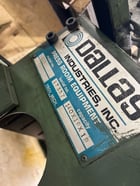 18" x .14" Dallas #D325, Air Feeder w/ Pull Thru Straightener, Manual Adjusting Cabinet - Image 6