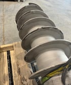 18" x 75" Tomoe #TDM050, decanter centrifuge, 125 HP main, 20 HP back drive, 8.5° beach, 152:1 gearbox - Image 4
