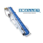 12" wide x 10' long, Smalley, portable inclined cleated belt conveyor - Image 1