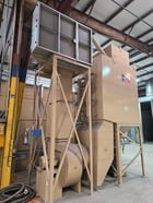 192" wide x 144" H x 432" L ABS, Walk-In Abrasive Blast Room, dust collector, 2021 - Image 5