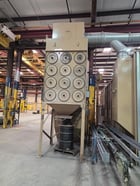 192" wide x 144" H x 432" L ABS, Walk-In Abrasive Blast Room, dust collector, 2021 - Image 9