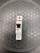 ABB #2CDS251001R0044, MINI CIRCUIT BREAKER 4A DIN RAIL - Image 1