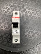 ABB #2CDS251001R0104, S201-C10 1P 10A 240V CIRCUIT BREAKER - Image 1